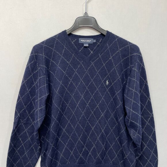 Vintage Polo Golf Ralph Lauren Men Alpaca Wool Blend Sweater Size Large M248 -6 - Picture 13 of 16